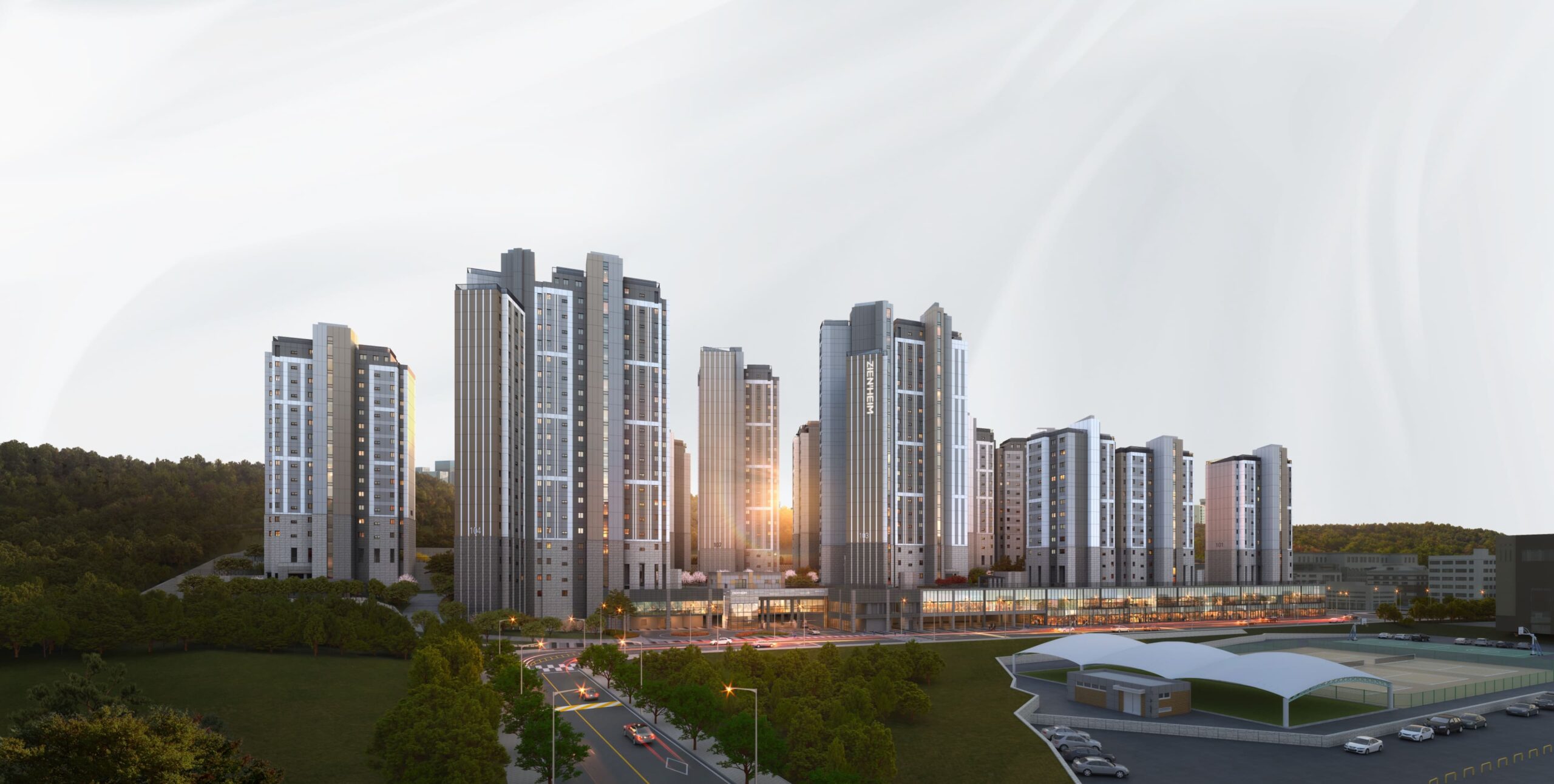 사우역 지엔하임 모델하우스