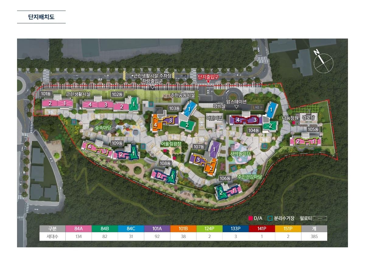 단지배치도